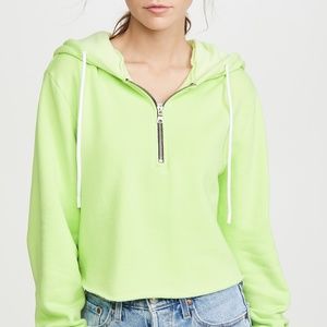 Cotton Citizen Brooklyn Crop Zip Hoodie Sweater